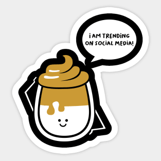 Dalgona Coffee Sticker